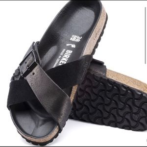 Birkenstock Siena Exquisite black Suede Leather
